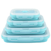 Square Food Storage Containers Set (4Pc, Opp)